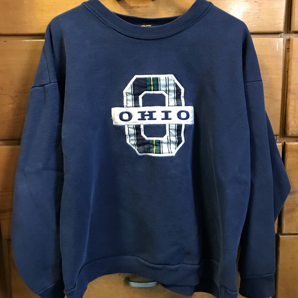 Navy Ohio Crewneck